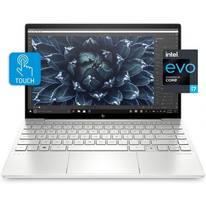 HP Envy 13 Laptop Intel Core i7-1165G7 8GB DDR4 RAM 256GB SSD 스토리지 13.3 FHD 터치 스크린 디스플레이 Window, 단일옵션 대표 이미지 - HP ENVY 추천