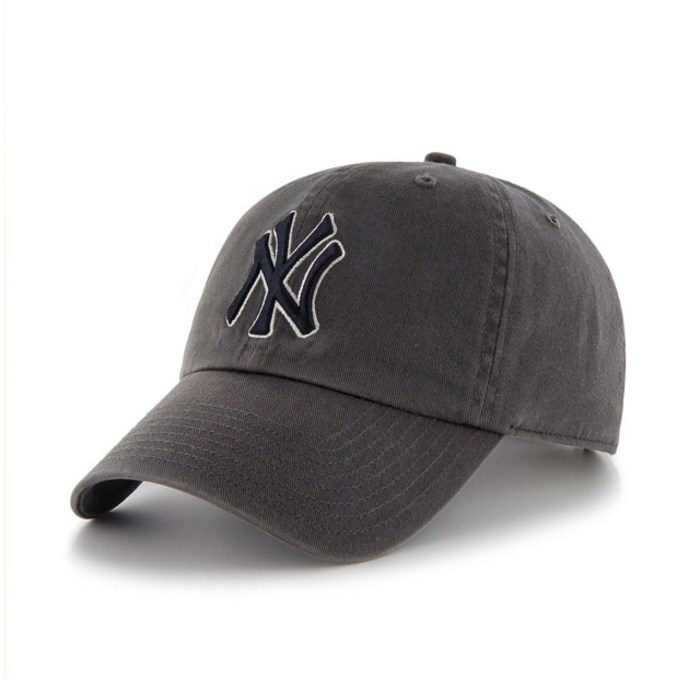 47브랜드 MLB모자 뉴욕 양키즈 차콜 빈티지 대표 이미지 - MLB 모자 추천