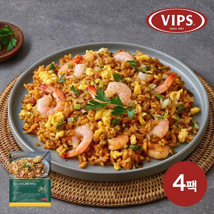 [빕스] 나시고랭 라이스 230g 4팩 대표 이미지 - 나시고랭 추천