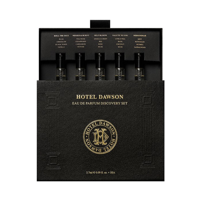 호텔도슨 오드퍼퓸 디스커버리세트 2.7ML 5종 호텔도슨 오드퍼퓸 디스커버리세트 2.7ML 5종