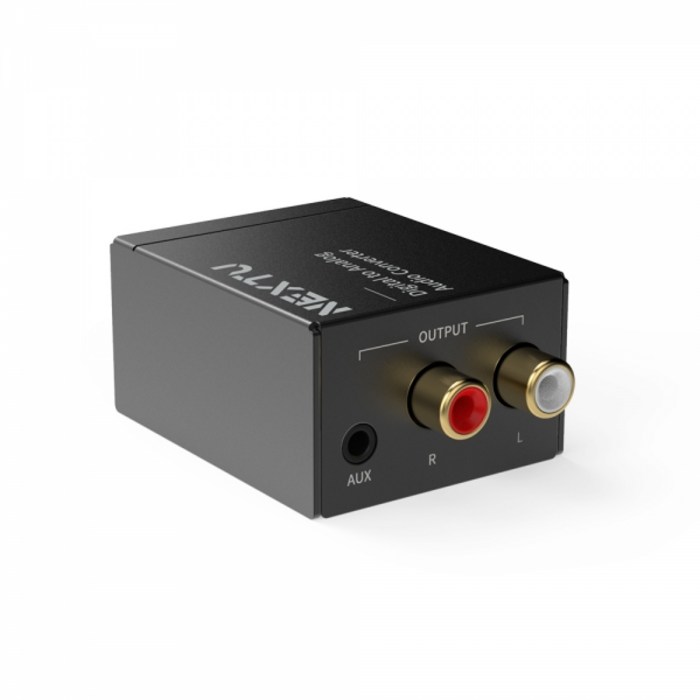 NEXT-AV2302 디지털 오디오광 to RCA 2선 3.5mm 변환 컨버터 대표 이미지 - 광 컨버터 추천