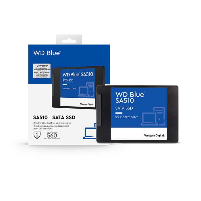 WD Blue SA510 SATA SSD, WDS100T3B0A, 1TB 대표 이미지 - WD SSD 추천