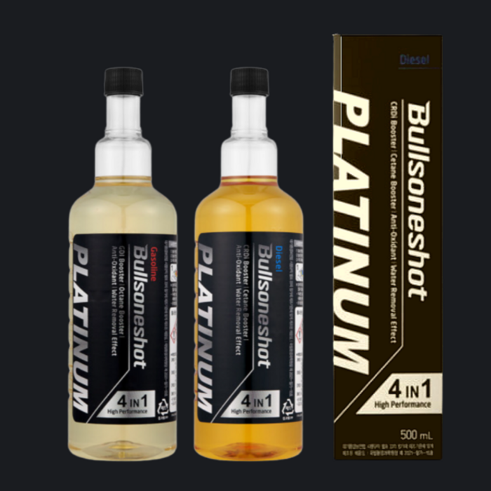 1+1 불스원샷 플래티넘 불소원샷 불스원 휘발유 500ml 4in1 대표 이미지 - 불스원샷 추천