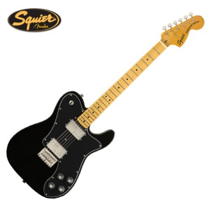 스콰이어 Classic Vibe 70s Telecaster DELUXE MN 일렉기타, BLACK, 037-4060-506 대표 이미지 - 입문용 텔레캐스터 추천