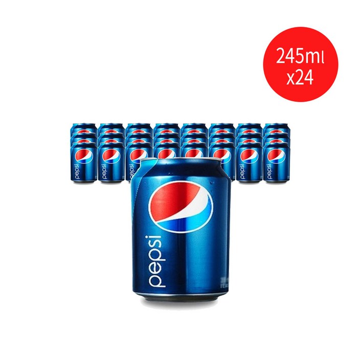 펩시 콜라 업소용, 245ml, 24개 대표 이미지 - 업소용 콜라 추천