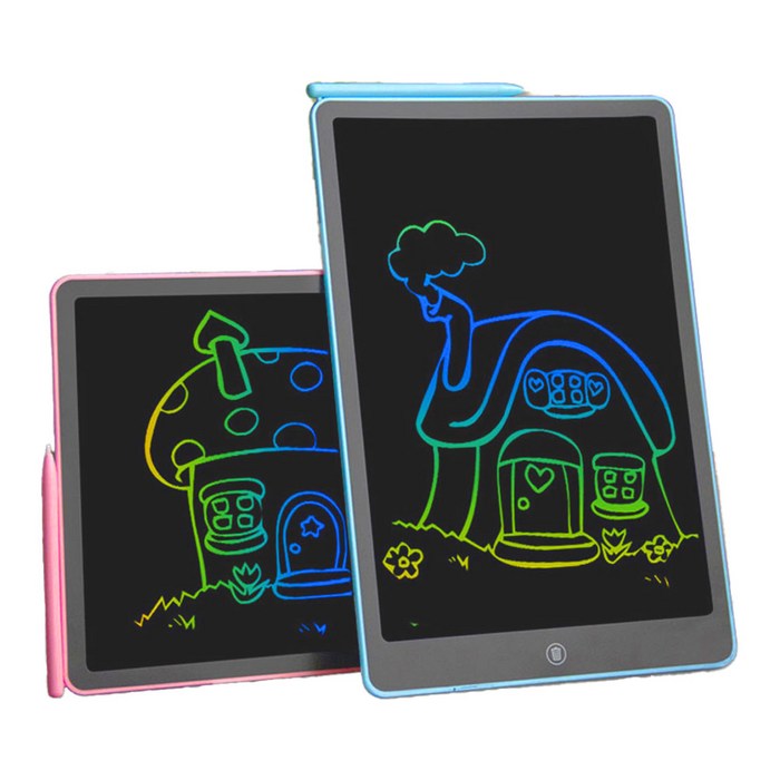 말랑이몰 LCD 컬러 16인치 메모패드 전자노트 그림그리기 전자칠판 드로잉 스마트 스케치 그림판 자석보드, 특대형 메모패드검정