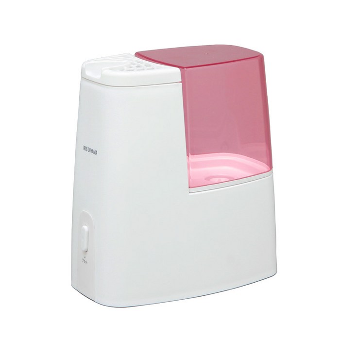 IRIS 가정용 대용량 살균 가열식 공기정화 가습기 4.5L, 핑크