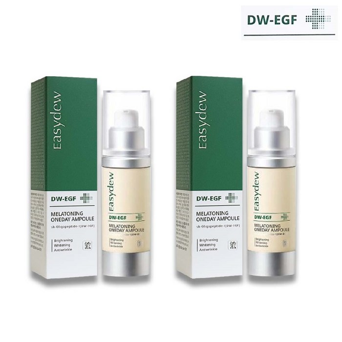 대웅제약 정품 이지듀 멜라토닝 원데이 기미 앰플, 30ml, 2개