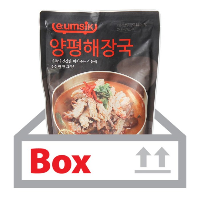 청우식품 이음식 양평해장국 800g x 20개(박스), 20개 대표 이미지 - 양평해장국 추천