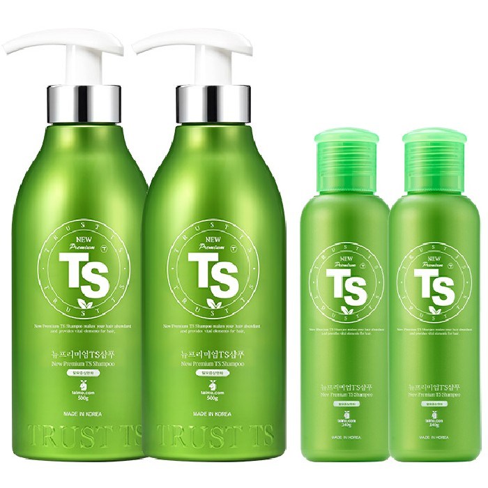 TS 뉴프리미엄 TS 샴푸 500g x 2p + 140g x 2p, 1세트 대표 이미지 - TS 샴푸 추천