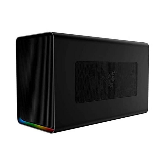 Razer Core X Chroma 외장 GPU (eGPU) BOX ThunderBolt 3 700W Windows Mac 두 지원 [일본 정규 대리점 보증품] RC21-01430, 블랙 대표 이미지 - eGPU 추천