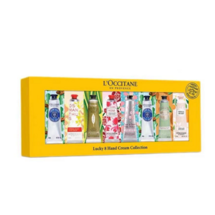 록시땅 핸드 크림 8종 세트 30ml 쇼핑백 포함