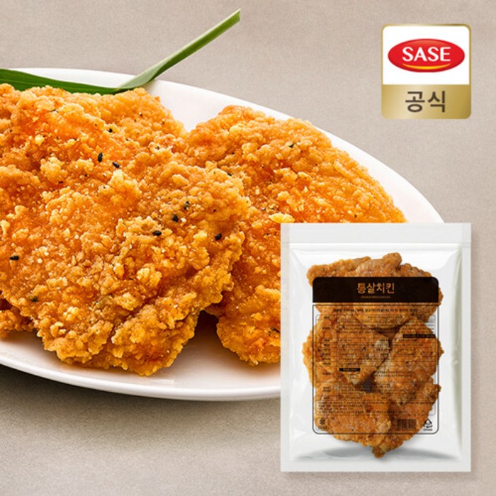 사세통상 사세 통살치킨 950g 에어프라이어 오븐 전자레인지 추천 술안주, 1봉 대표 이미지 - 오븐치킨 추천