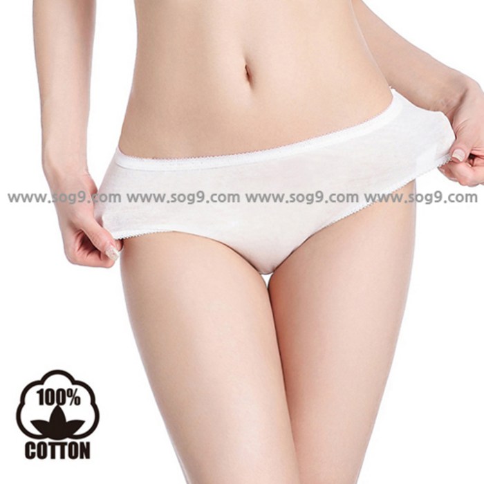 Anosfit 여성일회용팬티[7P세트] 순면100% 일회용위생팬티 병원 입원 산후조리원 해외 여행 마사지 생리 휴대용 대표 이미지 - 일회용 속옷 추천