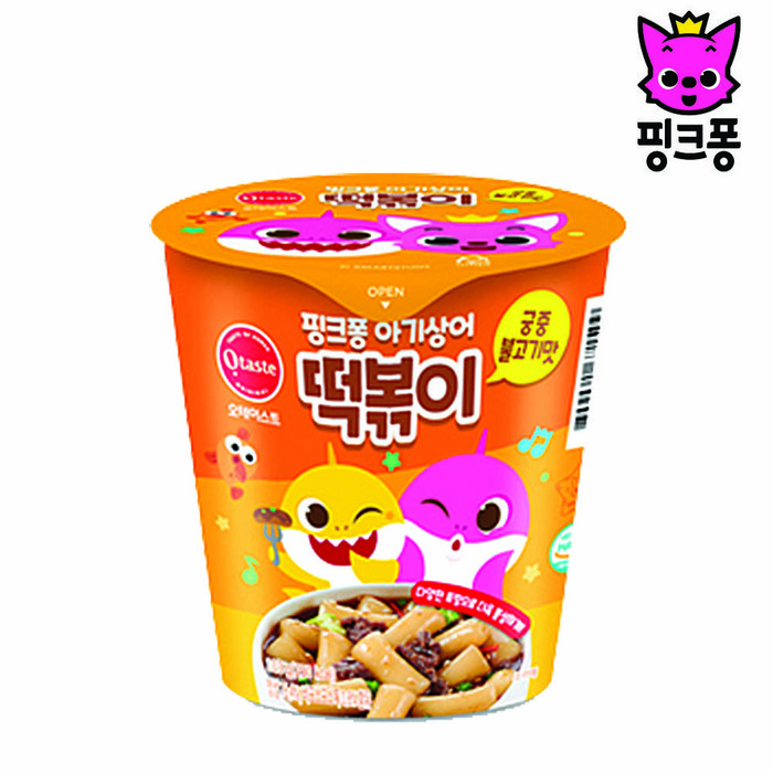 핑크퐁 아기상어 궁중(간장)떡볶이, 103g, 4개 대표 이미지 - 궁중떡볶이 추천