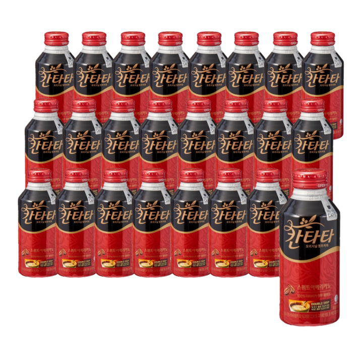 칸타타 스위트 아메리카노390ml X 24캔 커피 캔커피 커피음료, 390ml, 24개 대표 이미지 - 스위트 아메리카노 추천