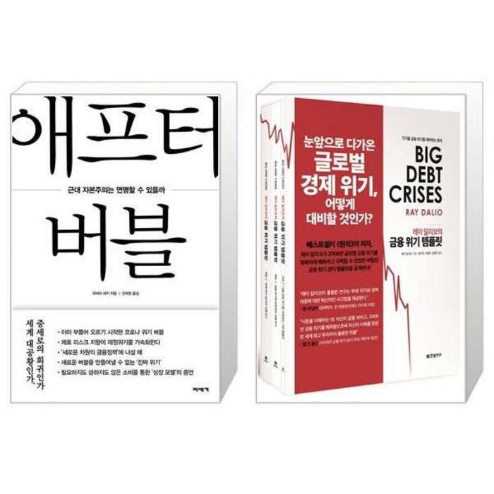 애프터 버블 + 레이 달리오의 금융 위기 템플릿 전3권 (마스크제공) 대표 이미지 - 레이달리오 책 추천