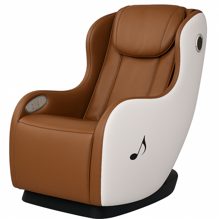 마센토 롤링 안마의자 의자형 안마기 릴렉스 힐링 스트레칭 무중력 마사지, 화이트앤 브라운, 프리미엄A형