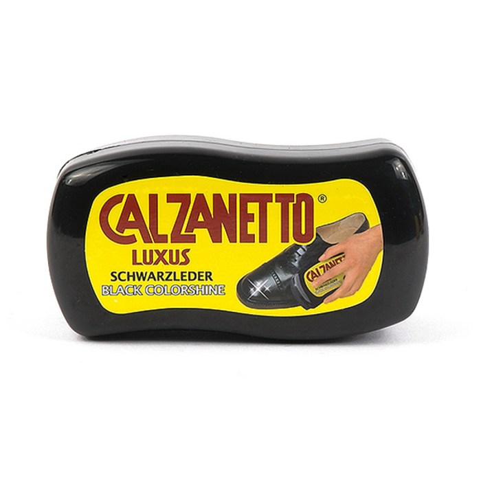 칼자네토 슈샤인 광택 스펀지 구두약, 무색 블랙, 1개 대표 이미지 - 가죽 클리너 추천