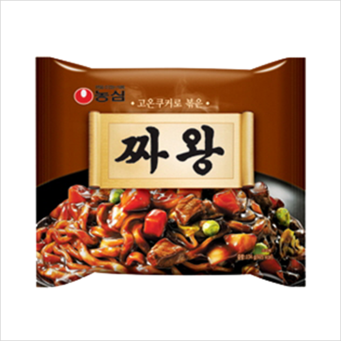 농심 짜왕 4개입, 134g, 1개 대표 이미지 - 문재앙 짜장면 추천