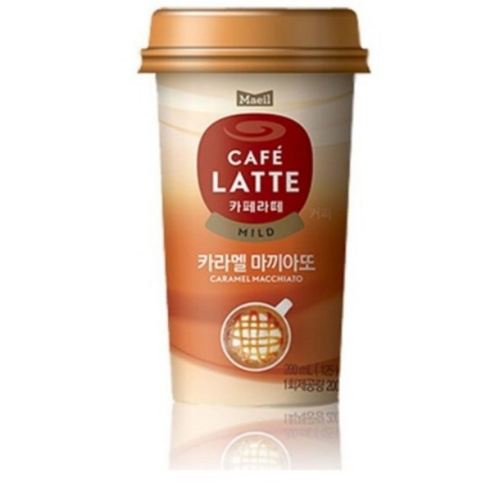 매일 카페라떼 마끼아또x10컵, 10PCS, 200ML 대표 이미지 - 카라멜 마끼아또 추천