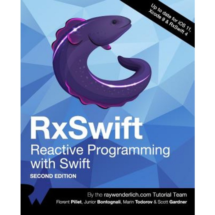 (영문도서) Rxswift: Reactive Programming with Swift Second Edition Paperback, Razeware LLC 대표 이미지 - 스위프트 책 추천