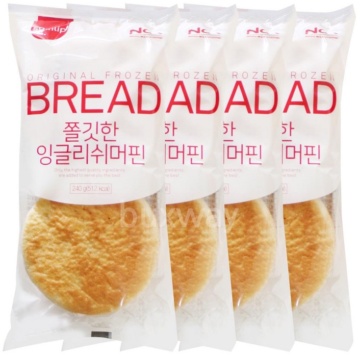 삼립 잉글리쉬머핀, 240g, 4개 대표 이미지 - 머핀 추천