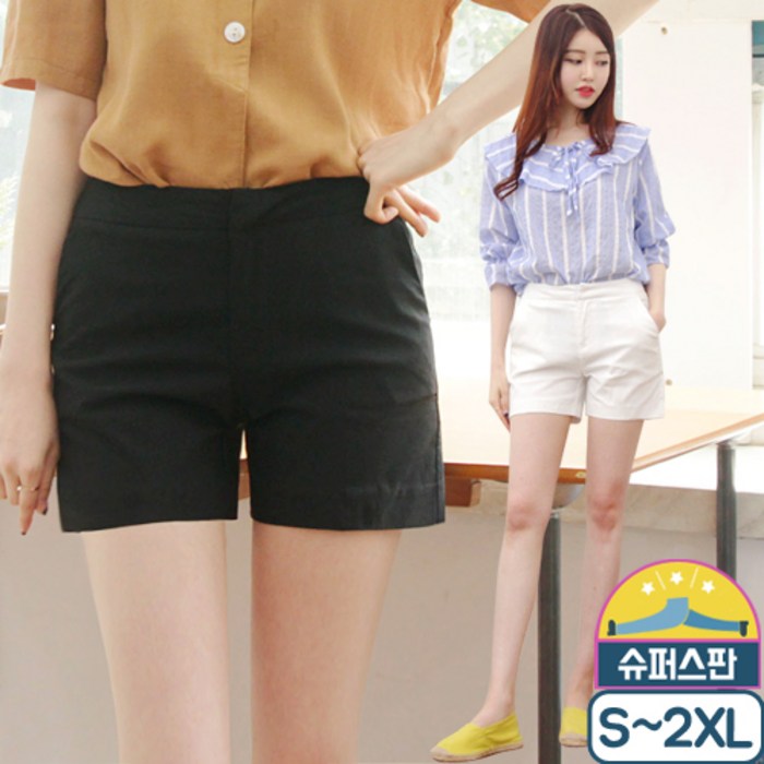 가비진 여성용 편해요 4부 S-2XL 여름반바지 대표 이미지 - 가비진 반바지 추천