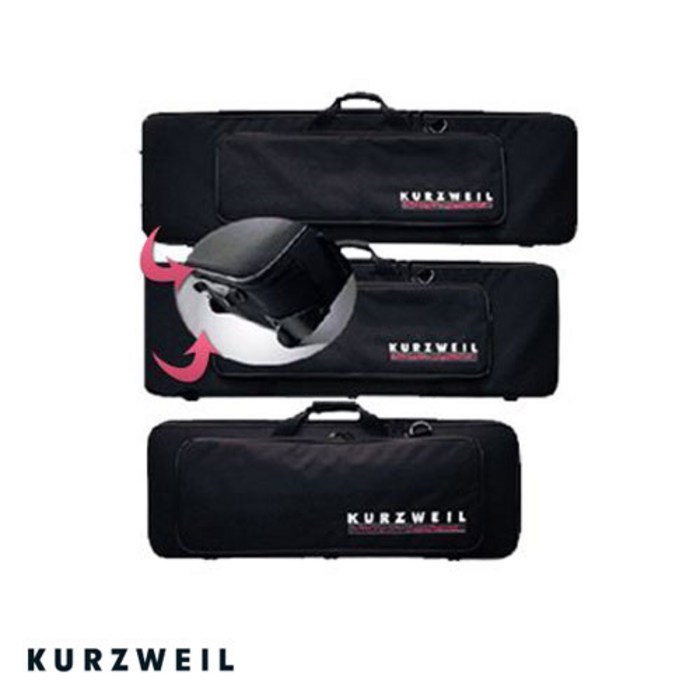 [커즈와일] 소프트케이스 KB88/76/61 (KURZWEIL GIG BAG), KB61 (61건반) 대표 이미지 - 커즈와일 추천
