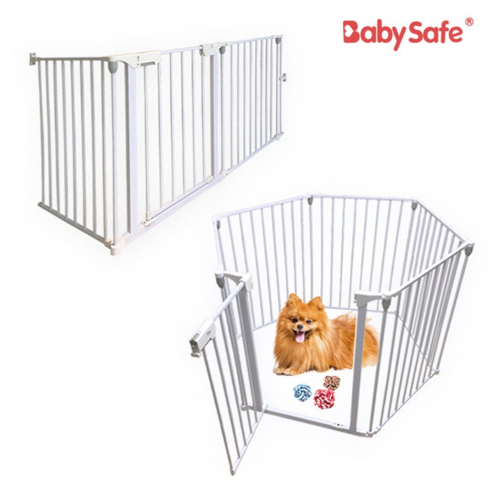베이비세이프 접이식 삼각(3P) 육각(6P) 안전문 ㄱ자설치가능 강아지안전문