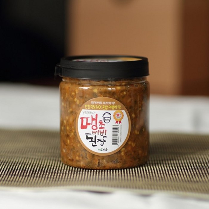 한칼식품 땡초비빔된장 기타즉석식품, 밥도둑 땡초비빔된장 400g 대표 이미지 - 낙지 볶음 추천