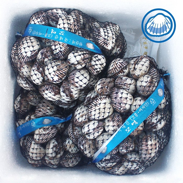 와온수산 제철 꼬막 벌교 새꼬막 혼합 3KG, 1box 대표 이미지 - 꼬막 추천