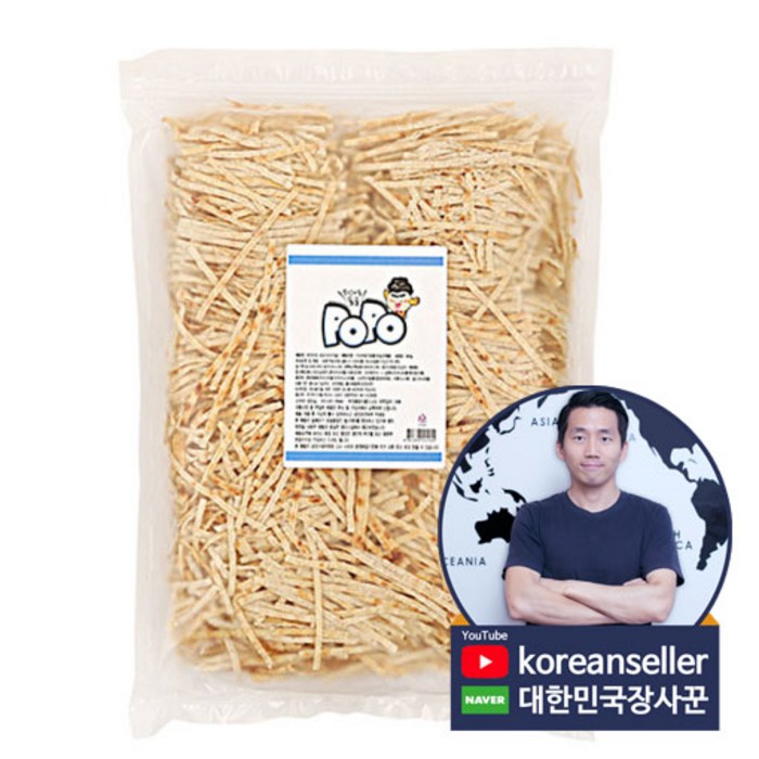 부산어포 포포벌크, 500g, 1개 대표 이미지 - 벌크과자 추천