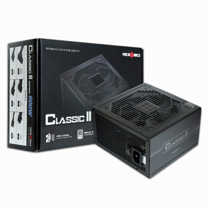 마이크로닉스 Classic 2 600W 파워서플라이, HPG-600BR-H12S 대표 이미지 - 컴퓨터 파워 추천