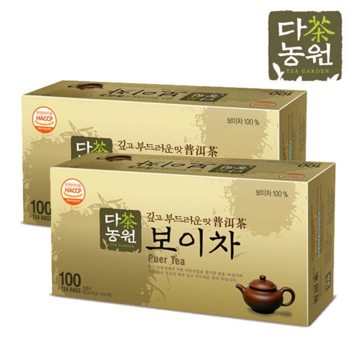 다농원 보이차, 0.6g, 200개입 대표 이미지 - 보이차 추천