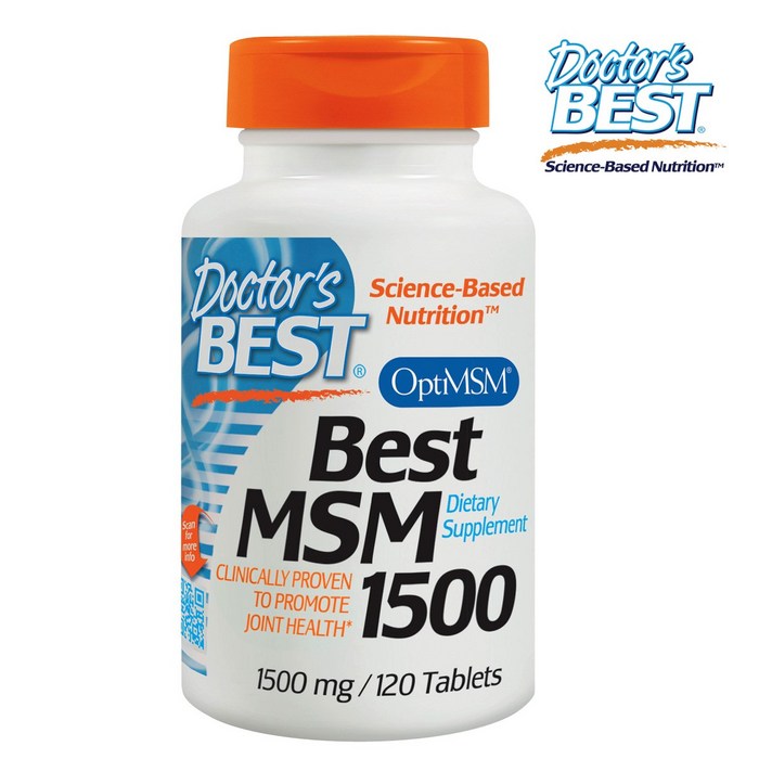 닥터스베스트 MSM 1500mg 타블렛, 120정, 1개 대표 이미지 - 관절 영양제 추천
