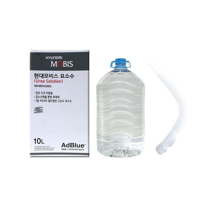 현대모비스 요소수10리터 정품 AdBlue 인증, 1개, 현대모비스 요소수 대표 이미지 - 모비스 요소수 추천
