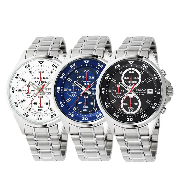 SEIKO 세이코 남성용 크로노그래프 메탈시계 3종중 택1 (SKS623 SKS625 SKS627) 대표 이미지 - 크로노그래프 메탈시계 추천