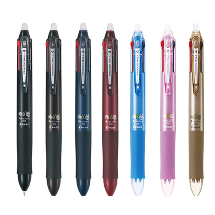 파이롯트 프릭션 볼 4색 멀티펜 0.5mm, 화이트, 1개 대표 이미지 - 파이롯트 프릭션 추천