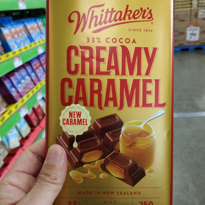 [휘태커스] 크리미카라멜 블럭 250g 뉴질랜드 초콜릿 제왕, 5개 대표 이미지 - 휘태커스 초콜릿 추천