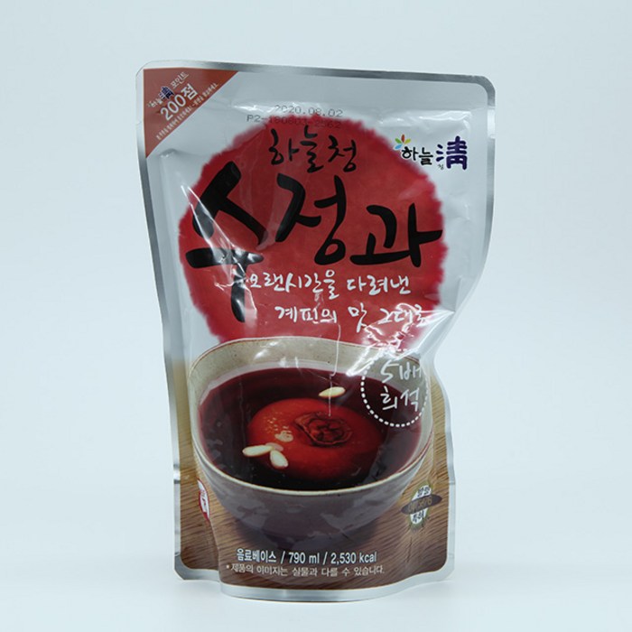 하늘청 수정과, 790ml 대표 이미지 - 후식 음료 추천