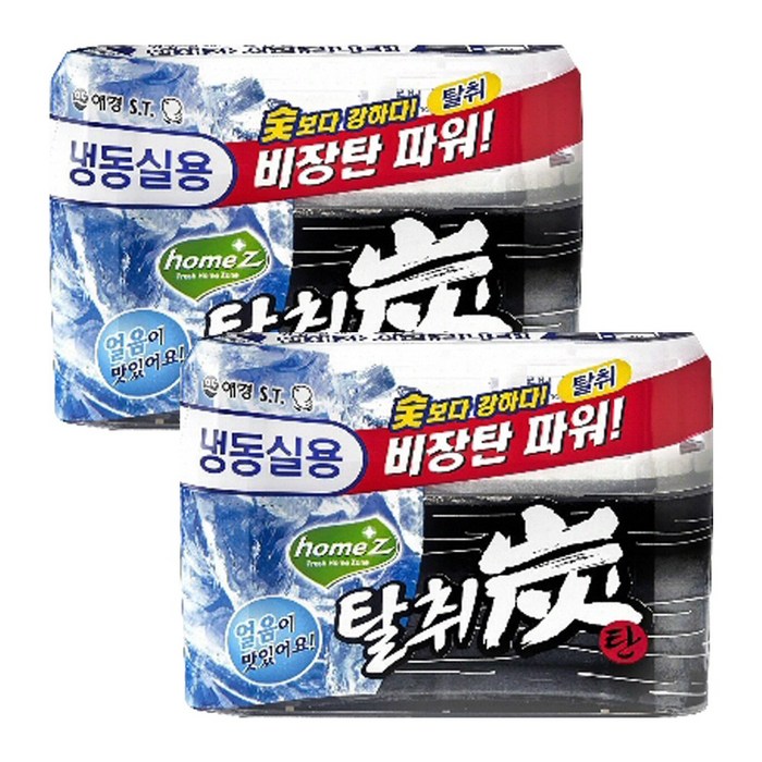 애경 홈즈 탈취탄 냉동실용 70g X 2개 대표 이미지 - 냉장고 탈취제 추천