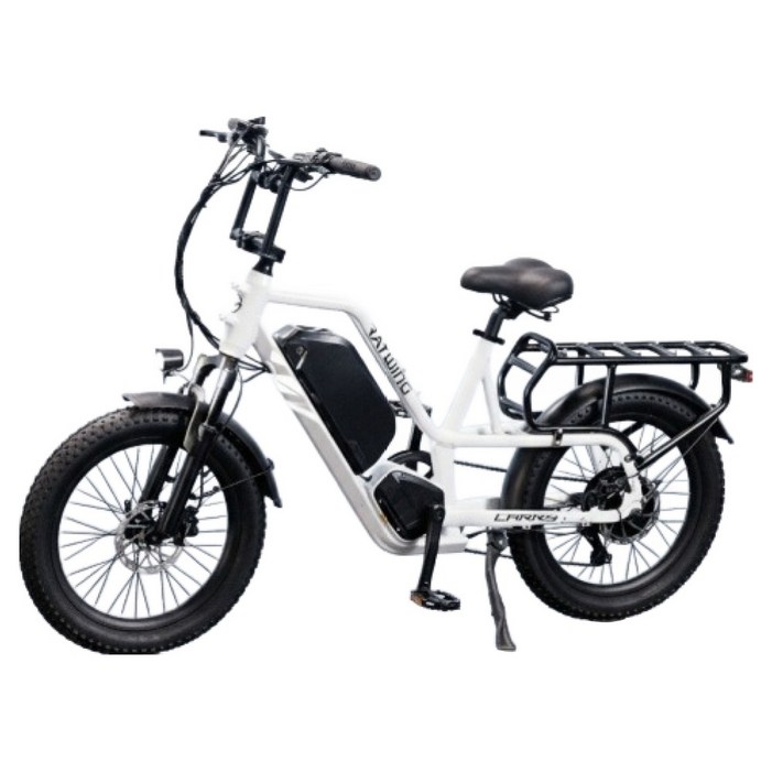레이윙 캐리 삼성셀 배터리 20Ah 전기자전거 고객직접설치, 펄 화이트, 알루미늄