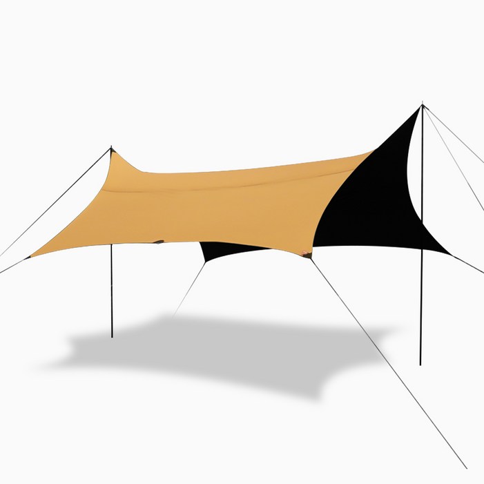 홀리데이코리아 캠핑 70D 실리콘 코팅 헥사 타프