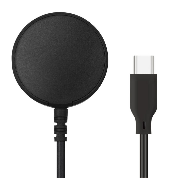 홈플래닛 C타입 무선충전기 1m (삼성 갤럭시워치 7 6 5 Pro 4 클래식 3 액티브 2 1 호환)