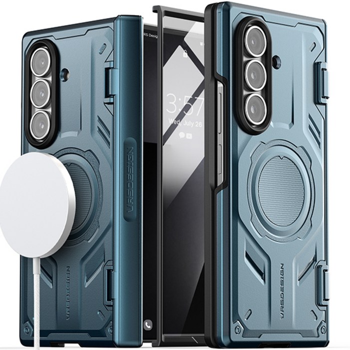 베루스 테라가드 액티브 360 자동 힌지 보호 전면 필름 일체 맥세이프 휴대폰 케이스