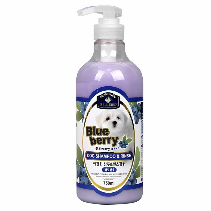벨버드 블루베리 반려견 샴푸 & 린스 겸용