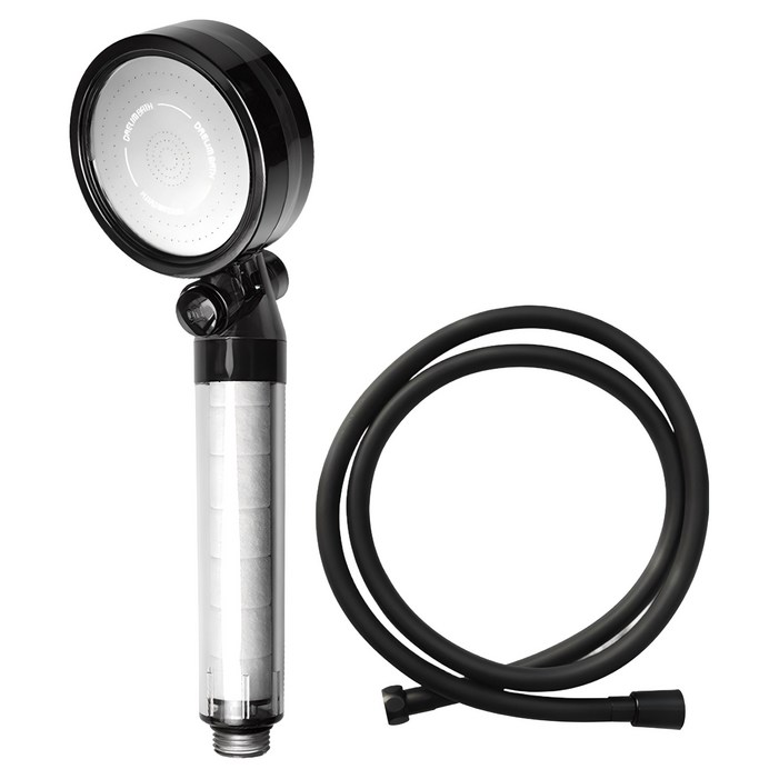 대림바스 디클린 온오프 샤워기  튜브형 샤워줄, 1개, 블랙