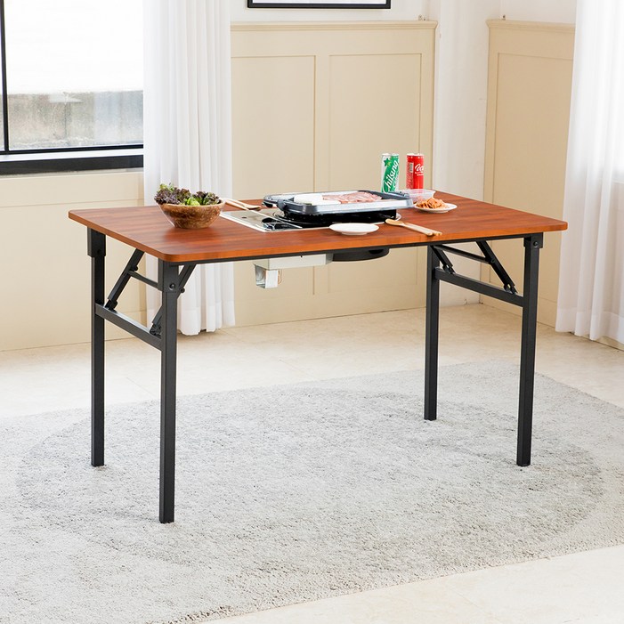 소담갤러리 라운드 입식 불판테이블 방문설치