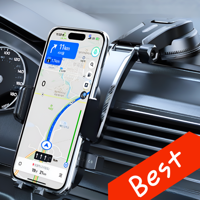 한솔템 차량용 대쉬보드 핸드폰 거치대, 검정Black, 1개